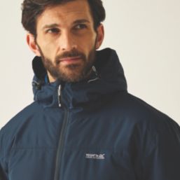 Regatta Thornridge Waterproof Jacket Navy 2X Large Size 46-48" Chest
