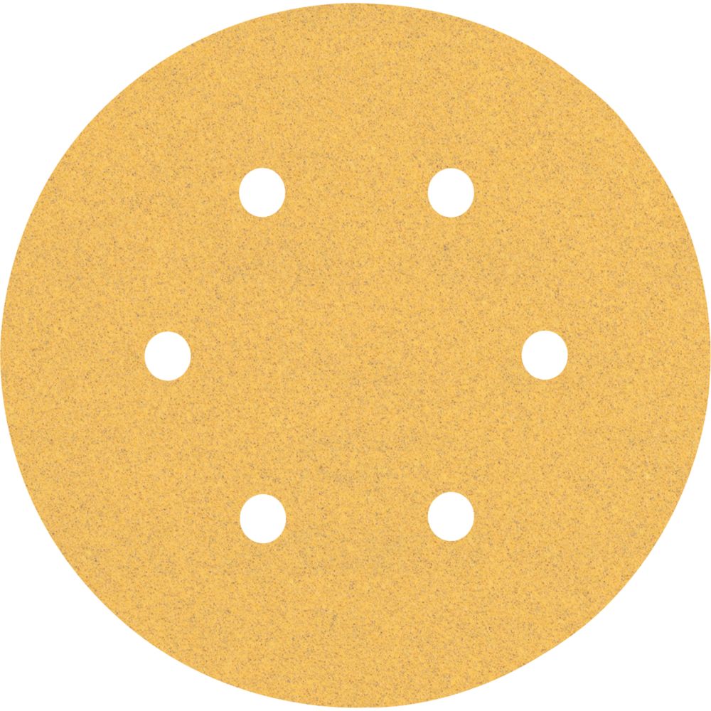 Bosch Expert C470 100 Grit 6Hole Punched Wood Sanding Discs 150mm 50 Pack Screwfix