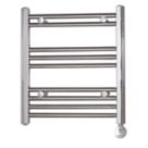 Towelrads 550mm x 500mm 682BTU Chrome Flat Electric Towel Radiator