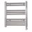 Towelrads 550mm x 500mm 682BTU Chrome Flat Electric Towel Radiator
