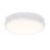 Saxby Forca Outdoor Round LED Bulkhead With Microwave Sensor Gloss White 8/12/15W 1800lm