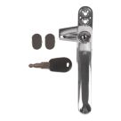 Smith & Locke  Right-Handed Window Handle Polished Chrome