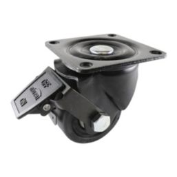Select Machine Swivel Brake Castor 75mm Black