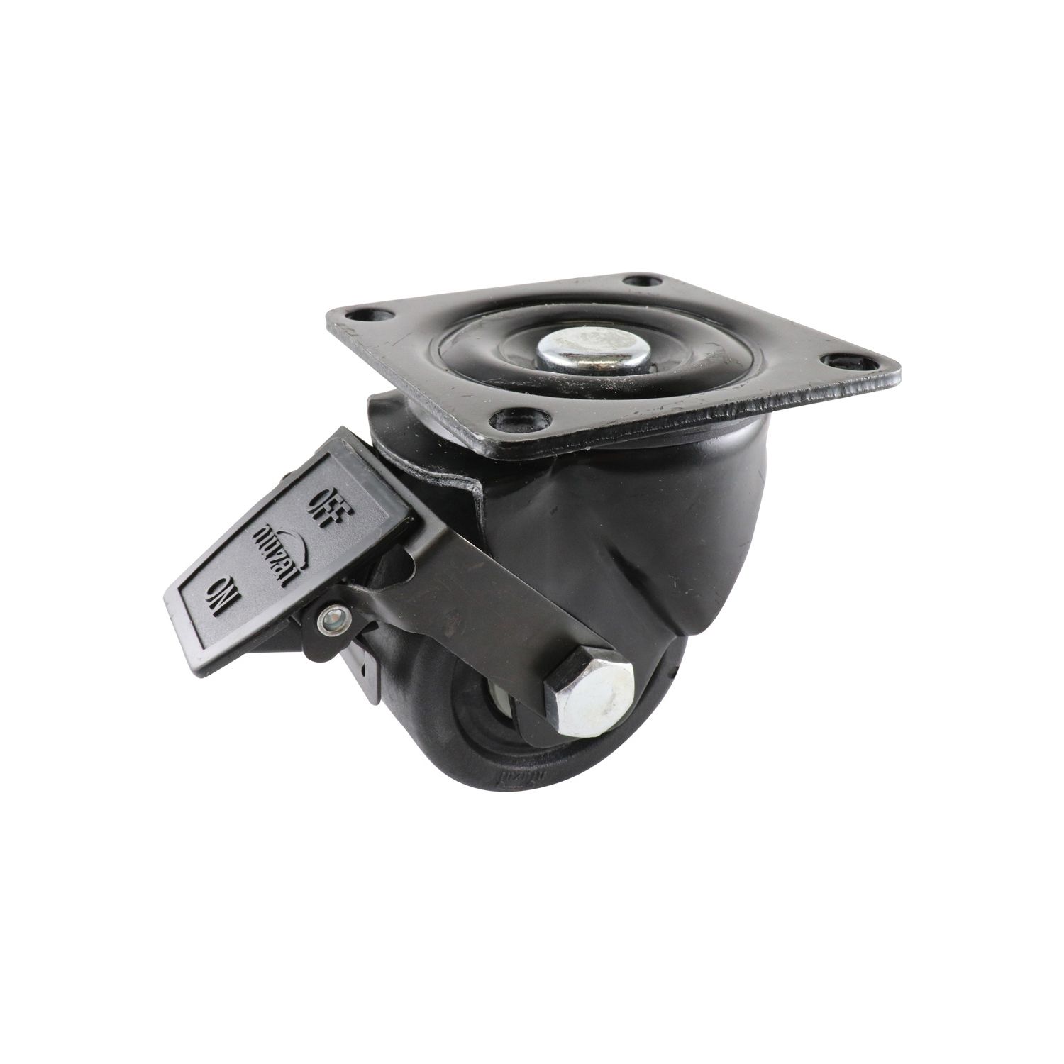 Select Machine Swivel Brake Castor 75mm Black (991YY)