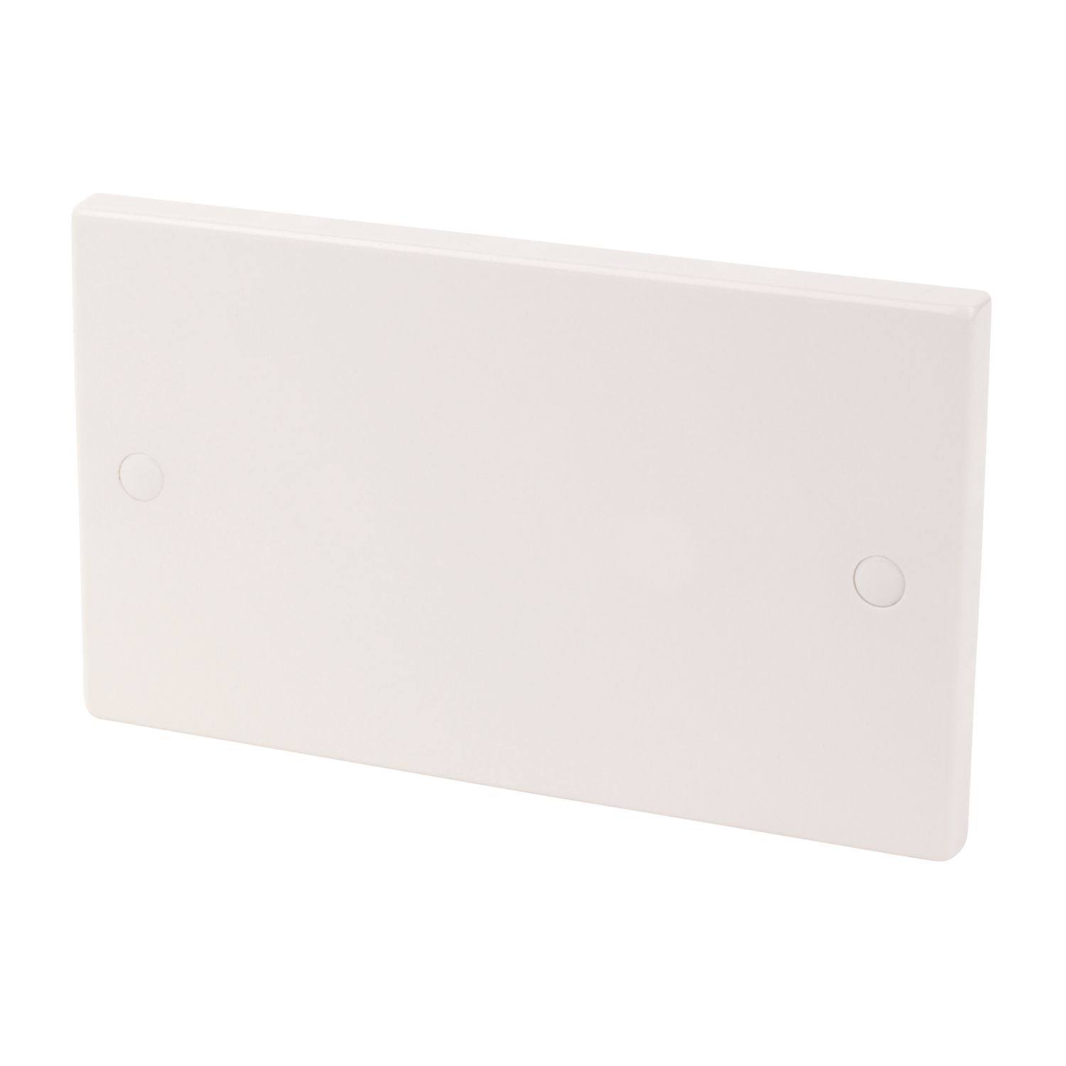 Essentials 2-Gang Blanking Plate White (9920D)
