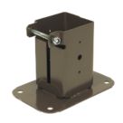 Sabrefix Bolt-Down Post Supports 75 x 75mm 2 Pack