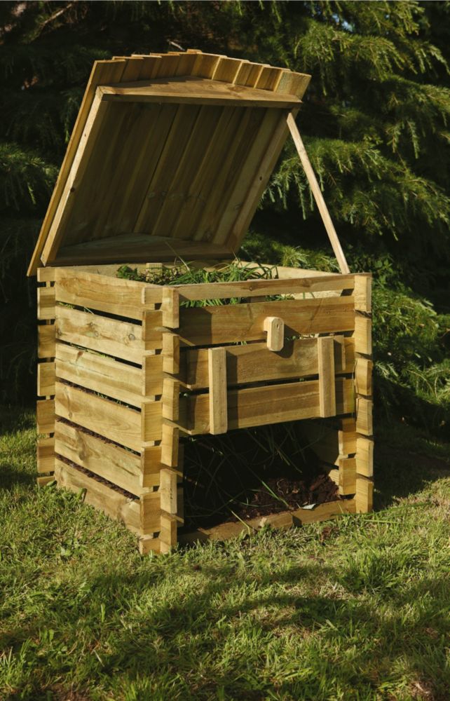 Forest Beehive Compost Bin 752mm x 740mm x 855mm Screwfix