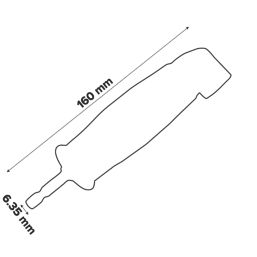 Erbauer  1/4" Hex Angled Bit Holder 160mm