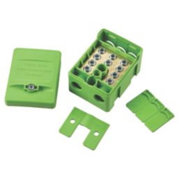 Knightsbridge 100A Single Pole Connector Block (Green)