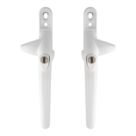 Smith & Locke  Left & Right-Handed Cockspur Window Handles White 10 Pack