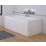 Highlife Bathrooms Halite Adjustable Front Bath Panel 1500mm Gloss White 2 Pieces
