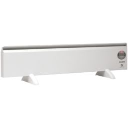 Glen  500W Electric Portable or Wall-Mounted Skirting Heater White
