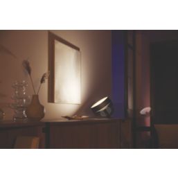 Philips Hue Iris LED White & Colour Smart Table Lamp Black 8.1W 570lm