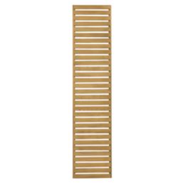 Forest  Softwood Rectangular Slatted Trellis 1' x 6' 10 Pack