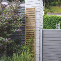 Forest  Softwood Rectangular Slatted Trellis 1' x 6' 10 Pack