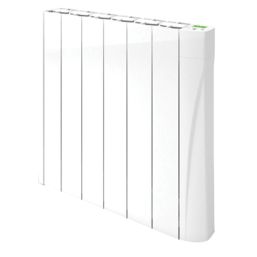 TCP  Wall-Mounted Smart Wi-Fi Digital Oil-Filled Electric Radiator White 750W