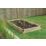 Forest  Rectangular Raised Bed Natural Timber 1800mm x 900mm x 140mm