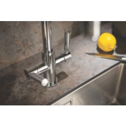 Abode Globe Aquifier 3-Way Deck Mounted Filter Tap Chrome