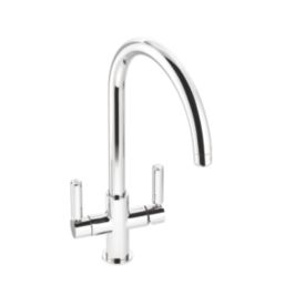 Abode Globe Aquifier 3-Way Deck Mounted Filter Tap Chrome