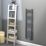 Towelrads 1200mm x 300mm 1105BTU Black Flat Designer Towel Radiator