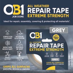 OB1  Repair Tape Extreme Strength Grey 20m x 50mm
