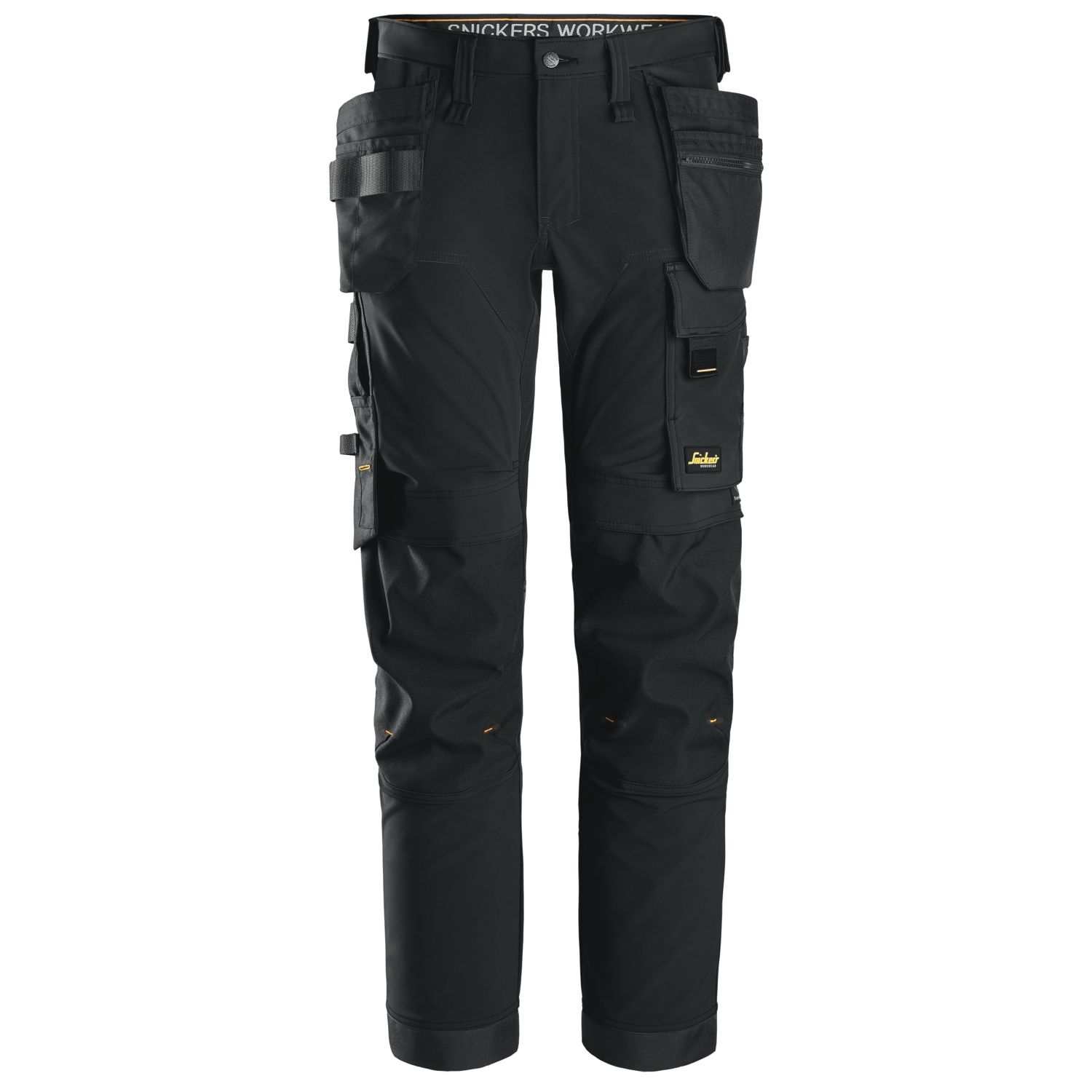 Snickers 6275 Shell Stretch Trousers Black 36" W 32" L (992TT)