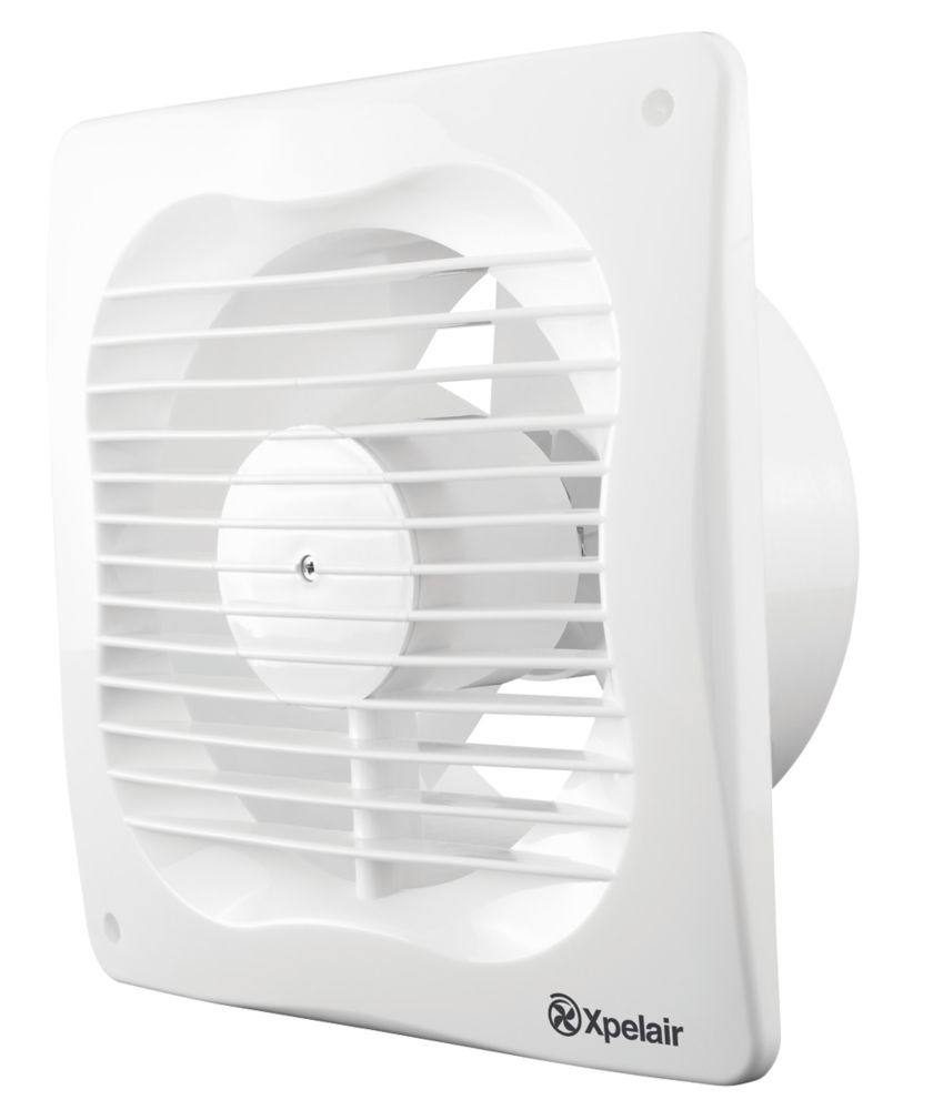 Xpelair VX100T Slim 4" Axial Bathroom Extractor Fan with Timer White ...