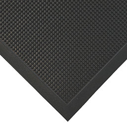 COBA Europe Fingertip Entrance Mat Black 0.8m x 0.6m x 13mm