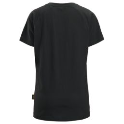 Snickers 2597 Short Sleeve Womens T-Shirt Black Size 10-12