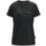 Snickers 2597 Short Sleeve Womens T-Shirt Black Size 10-12