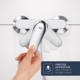 Grohe Dice Exposed Single Outlet Manual Chrome Single Lever Shower Mixer