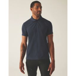 Regatta Pro 50 / 50 Pique Polo Shirt Navy 4X Large 56.7" Chest