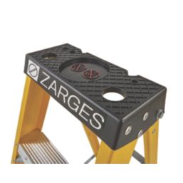 Zarges Fibreglass 1.6m 6 Step Swingback A Frame Step Ladder