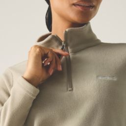 Regatta Sweethart Half Zip Womens Fleece Parchment Size 18