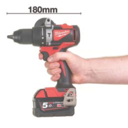Milwaukee M18BLPD2-502X 18V 2 x 5.0Ah Li-Ion RedLithium Brushless Cordless Percussion Drill