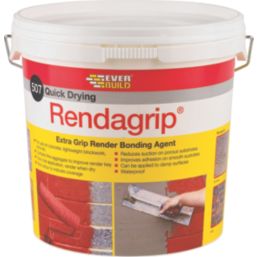 Everbuild 507 Rendagrip Extra-Grip Render Bonding Agent Red 10Ltr