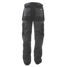 DeWalt Barstow Work Trousers Grey/Black 34