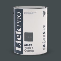 LickPro Max+ 5Ltr Black 04 Eggshell Emulsion  Paint