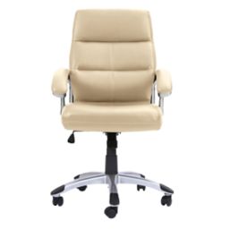 Nautilus Designs Greenwich High Back Executive Chair Cream