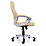 Nautilus Designs Greenwich High Back Executive Chair Cream