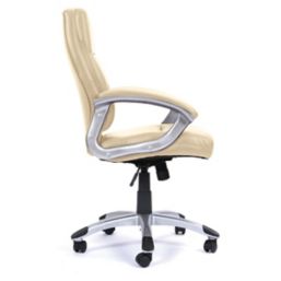 Nautilus Designs Greenwich High Back Executive Chair Cream