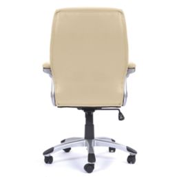 Nautilus Designs Greenwich High Back Executive Chair Cream