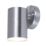 LAP  Outdoor LED Wall Light Down Projection Silver 4.3W 380lm