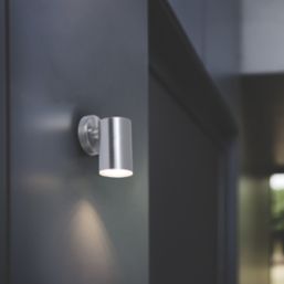 LAP  Outdoor LED Wall Light Down Projection Silver 4.3W 380lm