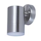LAP  Outdoor LED Wall Light Down Projection Silver 4.3W 380lm