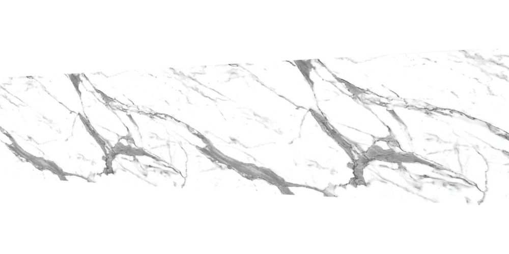 Splashwall  White Marble Alloy Splashback 2440mm x 750mm x 4mm