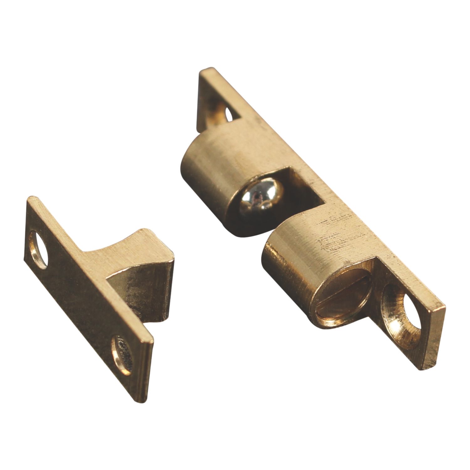 Essentials Ball Cabinet Catches Polished Brass 42mm x 8mm 10 Pack (993TE)