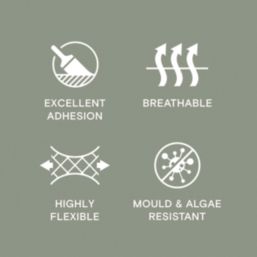 LickPro 5Ltr Smooth Green 02 Masonry Paint