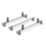 Van Guard VG211-3 Fiat Talento 2016-2020 ULTI Van Roof Bars 1400mm