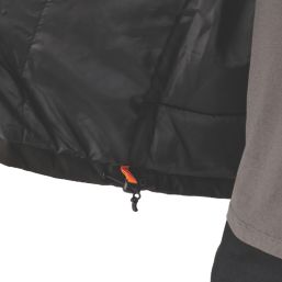Regatta Navigate Waterproof Jacket 100% Waterproof Waterproof Jacket Black/Orange Pop Small Size 37.5" Chest